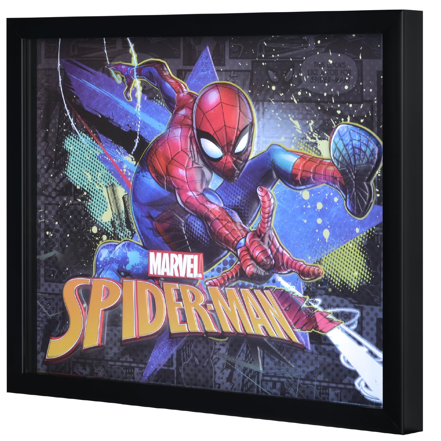 Amazon.com: POP Creations Spider-Man Shadowbox Display Frame, 0.2